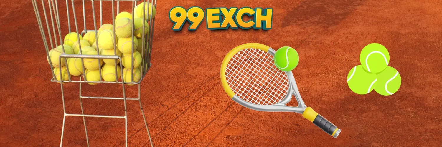99exch Tennis Court Gameplay Banner